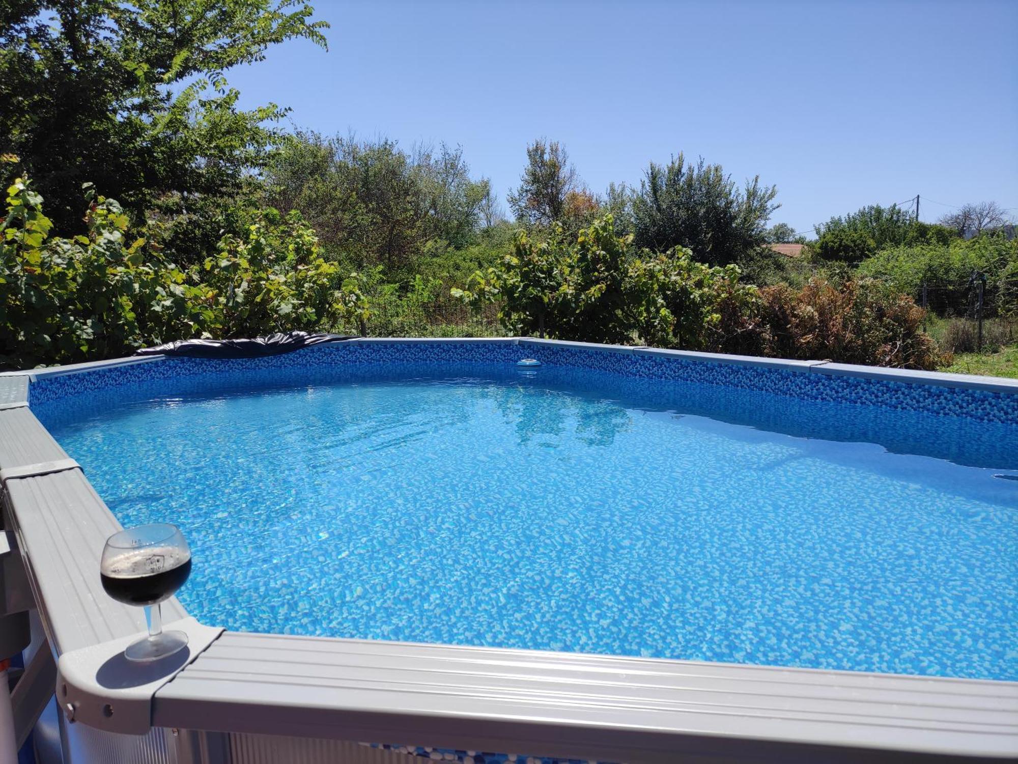 Beautiful Nearby Beach House With Garden, Private Pool And Large Yard Szidári Kültér fotó
